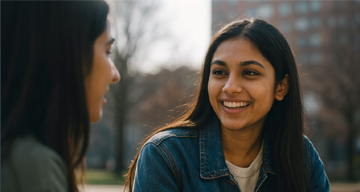 Students learning and discussing